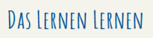 Das Lernen lernen